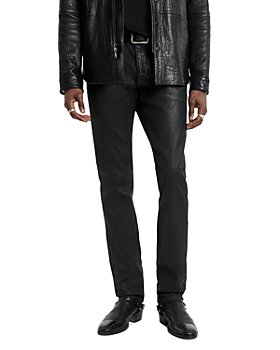 John Varvatos - Kel J702 Coated Slim Fit Jeans in Jet Black