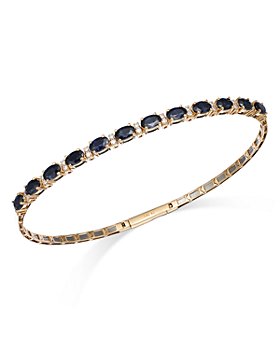 Bloomingdale's - Precious Stone & Diamond Bangle Bracelet in 14K Yellow Gold