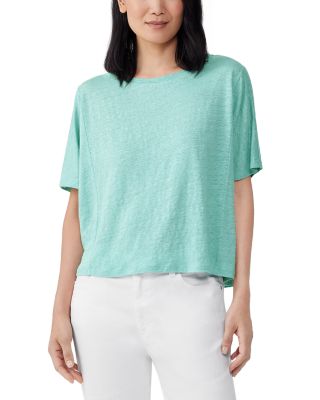 Eileen Fisher - Linen Short Sleeve Tee