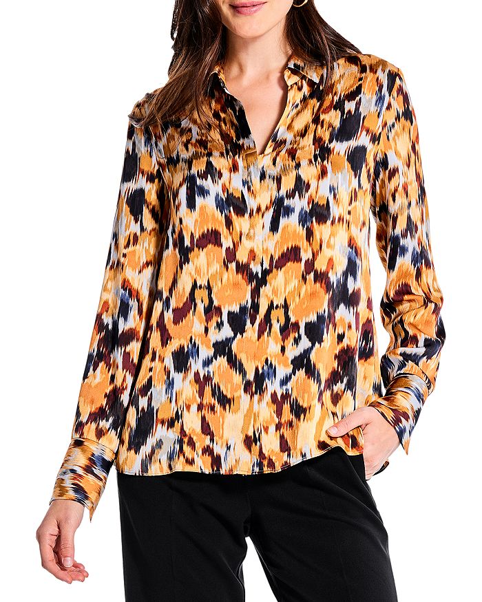NIC+ZOE Autumn Ikat Printed Shirt | Bloomingdale's