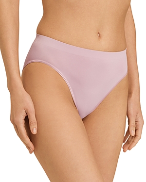 Hanro Cotton Seamless Maxi Briefs In Crepe Pink