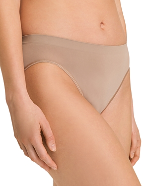 Shop Hanro Touch Feeling High-cut Briefs In Mocha