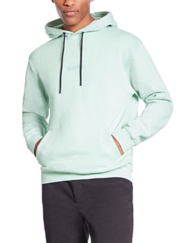 The Kooples - Cotton Logo Print Relaxed Fit Hoodie