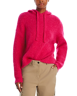 Aqua Long Sleeve Hooded Sweater - 100% Exclusive In Hot Pink
