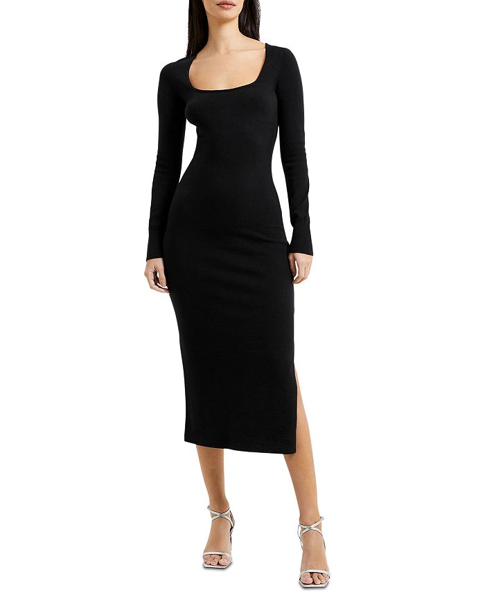 FRENCH CONNECTION Babysoft Square Neck Dress | Bloomingdale's