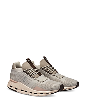 On Women's Cloudnova Running Sneakers In Pearl/shell