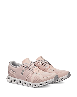 On Women's Cloud Waterproof Low-top Running Sneakers In Shell/white