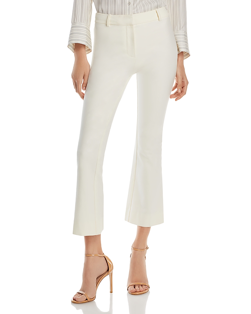 Derek Lam 10 Crosby Crosby Cropped Flare Trouser In Soft White In Soft White