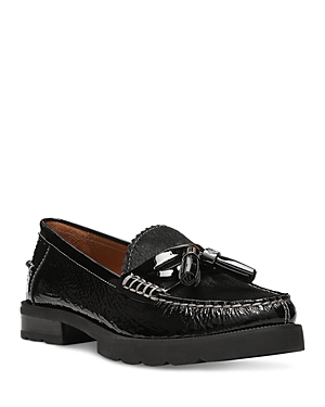 Shop Donald Pliner Women's Avi Tassel Loafers In Black