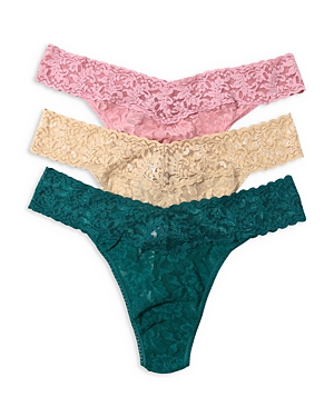 HANKY PANKY ORIGINAL-RISE THONGS, SET OF 3