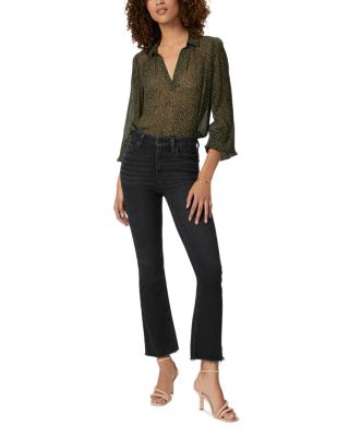 Claudine High Rise Ankle Flare Jeans