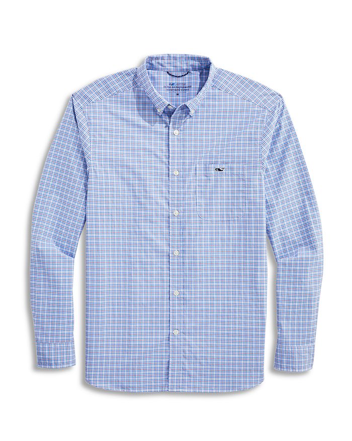 Vineyard Vines Jake On The Go Long Sleeve Button Front Shirt ...