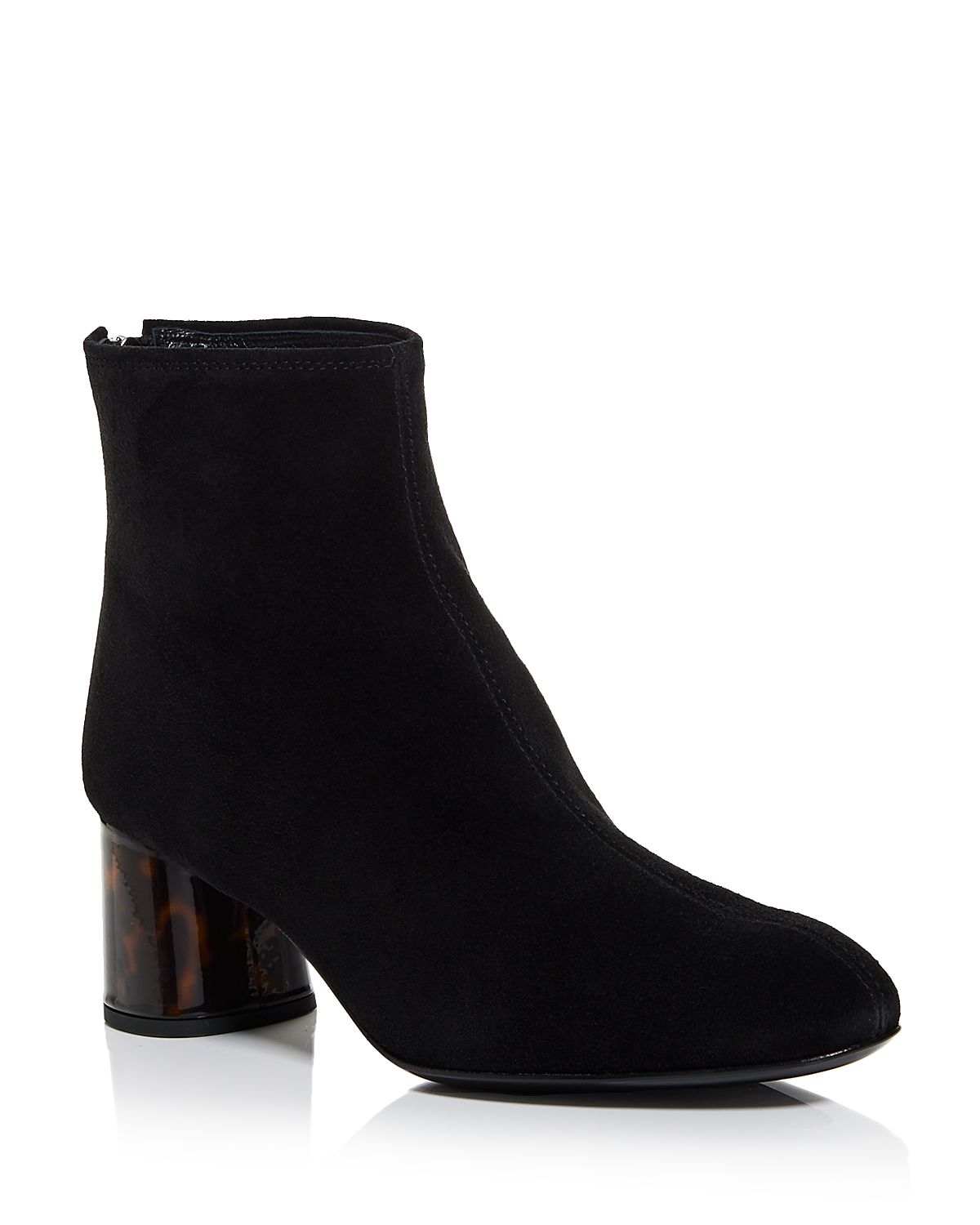 Agl Women's Veta Back Zip Block Heel Booties