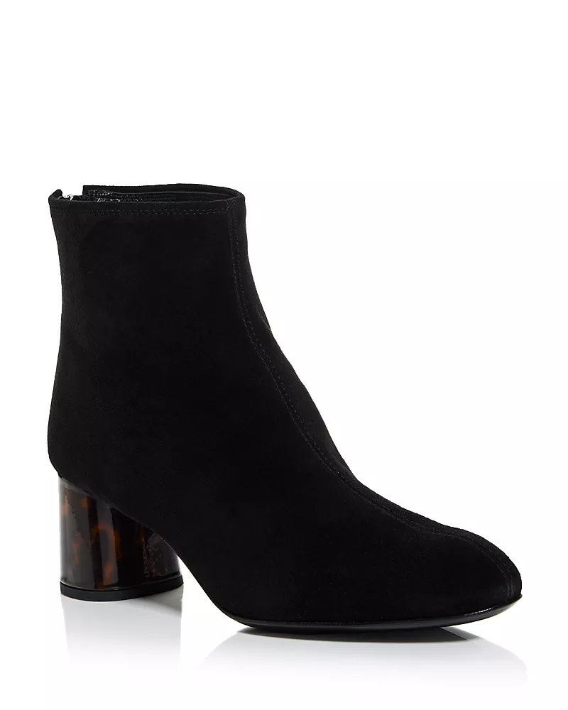 Agl Women's Veta Back Zip Block Heel Booties