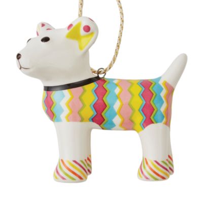 Tiffany Pooch Patchwork Ornament