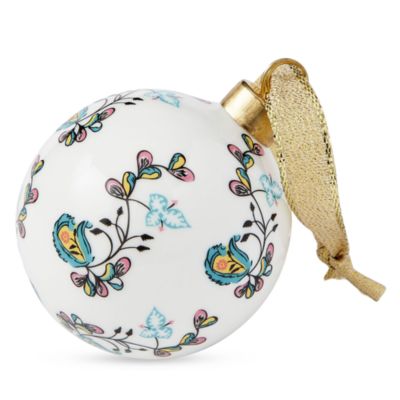 Psycho Sprig Yellow Bauble Ornament