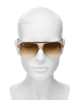 Bill Brow Bar Aviator Sunglasses, 56mm