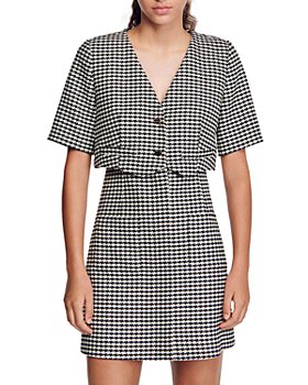 Rowen Houndstooth Bow Mini Dress - 150th Anniversary Exclusive