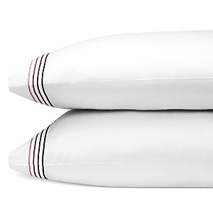 Frette Cruise Standard Pillowcase, Pair - 100% Exclusive In Milk/dusty Mauve