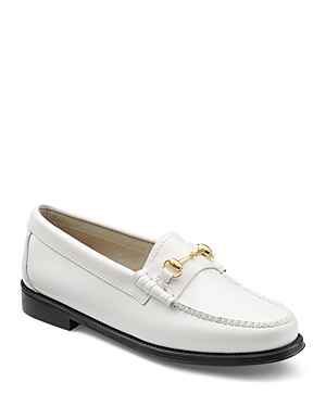 Shop G.h. Bass Originals Women's Lianna Bit Easy Weejuns Loafers In White