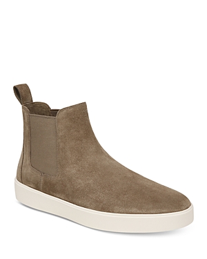 Shop Vince Men's Tamas Pull On Chelsea Boots In Flint