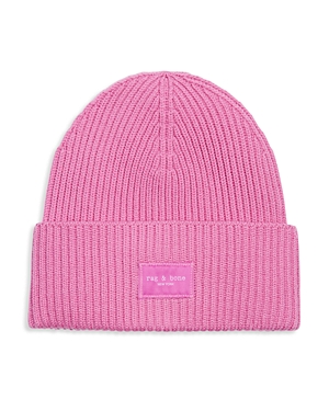 Rag & Bone Blake Beanie Hat In Pink