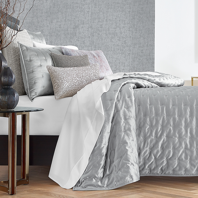 Hudson Park Collection Nouveau Coverlet, King - Exclusive In Gray