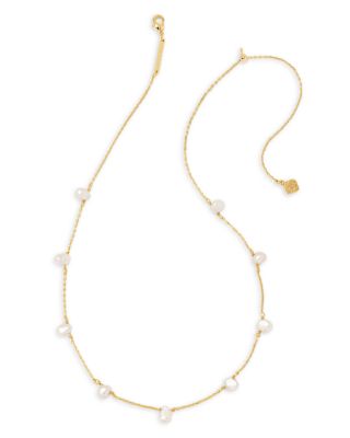 Kendra Scott - Leighton Pearl Strand Necklace, 16"
