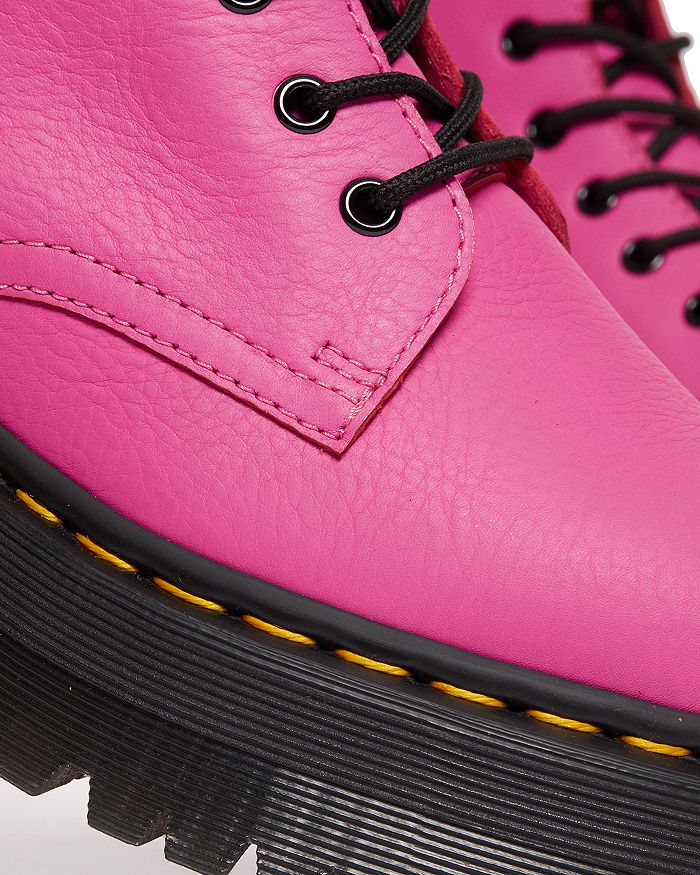 Shop Dr. Martens' Women's Jadon Iii Platform Combat Boots In Thrift Pink