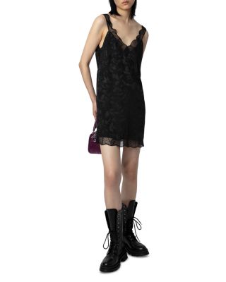 Renelle Silk Jacquard Dress