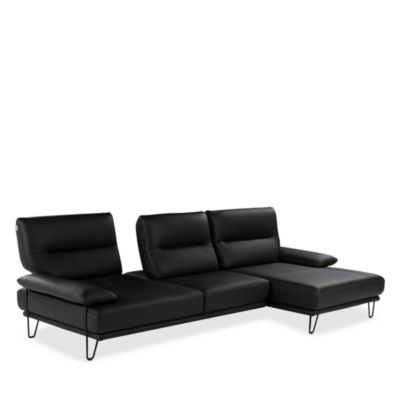 Amica 2-Piece Leather Sectional