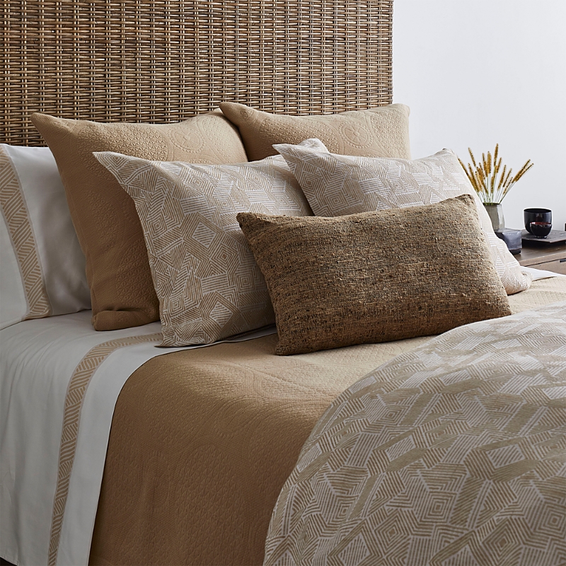 Ann Gish Great Hall Coverlet Set, King In Sand