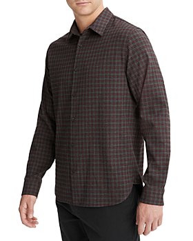 Vince - New Castle Printed Long Sleeve Button Front Shirt