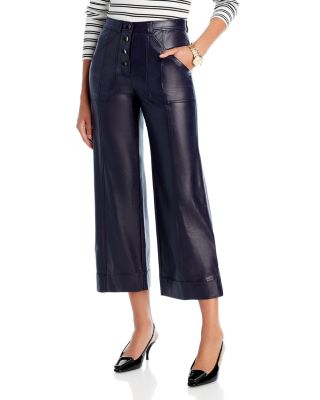 Benji Faux Leather Cropped Pants