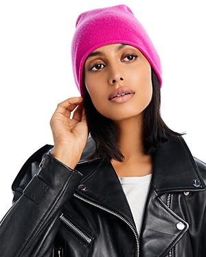 C By Bloomingdale's Cashmere Angelina Rolled Edge Slouch Hat - 100% Exclusive In Pink