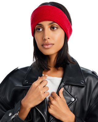 Ribbed Knit Cashmere Headband - Exclusive