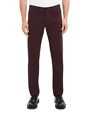 Theory Raffi Neoteric Twill Slim Fit Pants In Malbec
