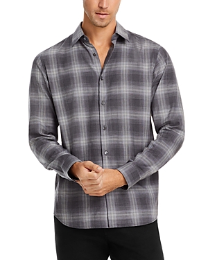 THEORY IRVING SHADE FLANNEL SHIRT