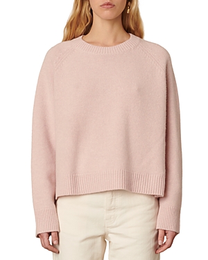 Vanessa Bruno Bengale Long Sleeve Jumper In Rose Poudre
