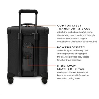 Baseline Global Carry On Spinner Suitcase