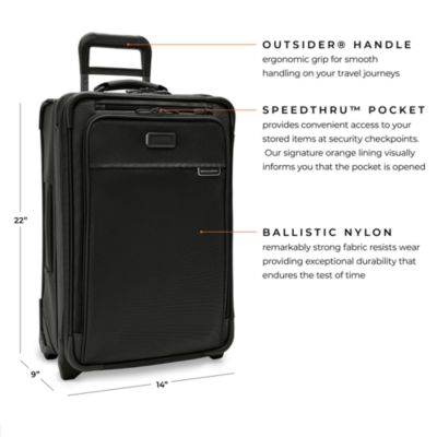 Baseline Essential 2 Wheel Carry On Suitcase