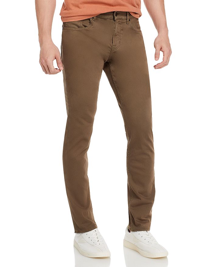 7 For All Mankind Slimmy Slim Fit Jeans in Fango | Bloomingdale's