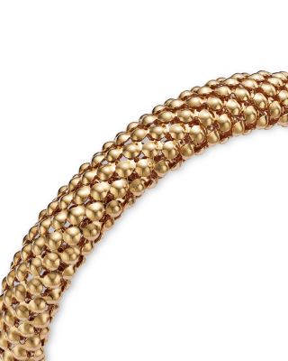 Fine Collection Popcorn Link Bracelet in 14K Yellow Gold 
