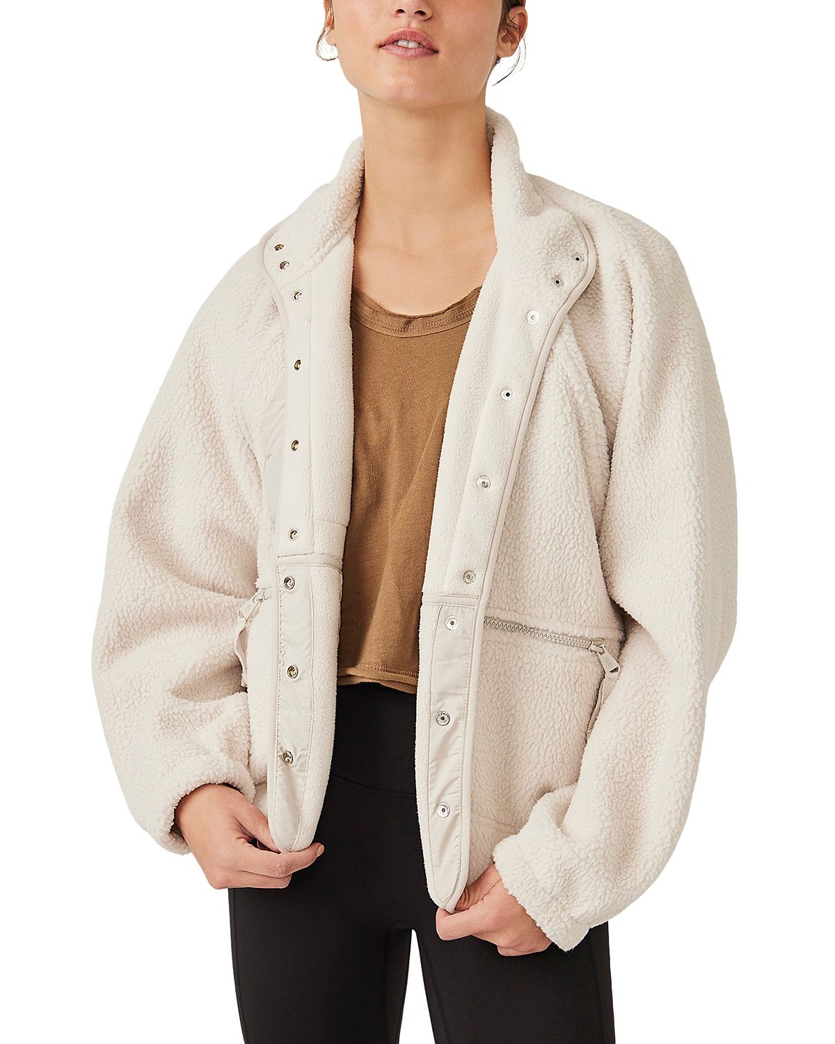 Free People Hit The Slopes Fleece Jacket