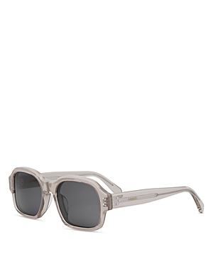 Celine Bold 3 Dots Geometric Sunglasses, 53mm In Gray/gray Solid