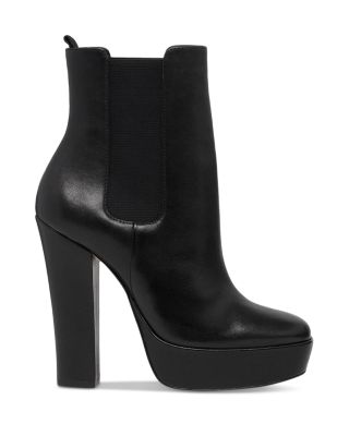 Kyra Leather Platform Ankle Boots