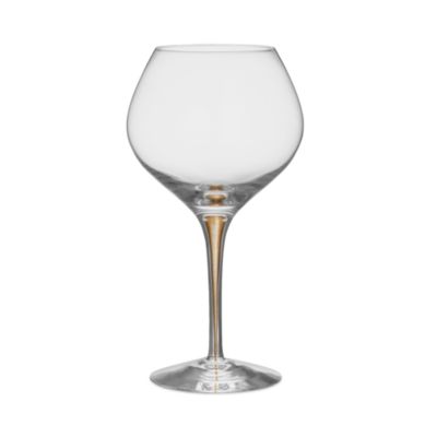 Intermezzo Bouquet Gold Wine Glass, Set of 2 - Exclusive