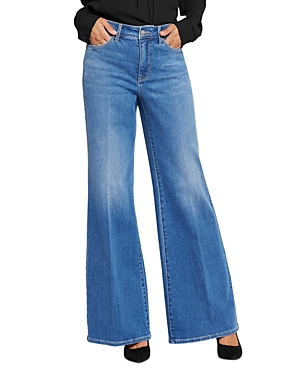 Nydj Mia Palazzo High Waist Flare Jeans In Fairmont