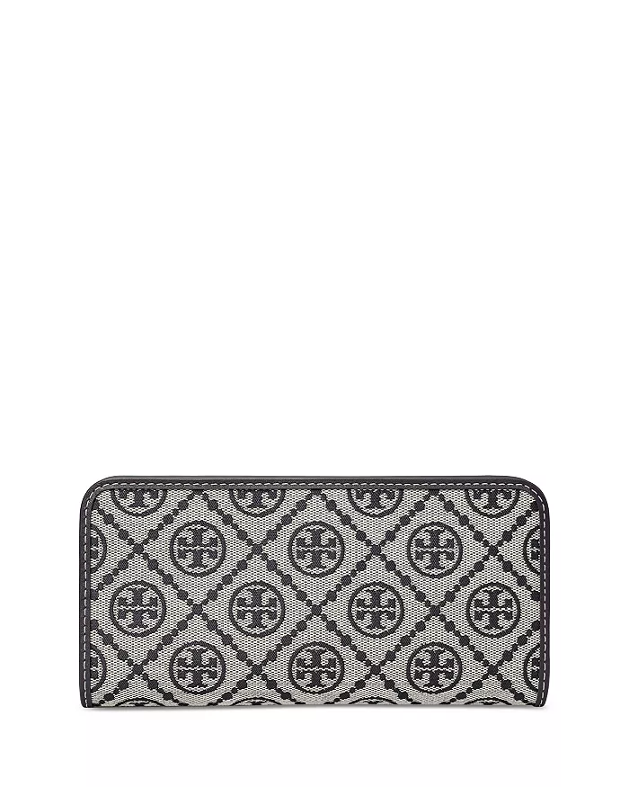 Tory Burch T Monogram Zip Slim Wallet | Bloomingdales Tory Burch T Monogram Zip Slim Wallet Handbags - Bloomingdales