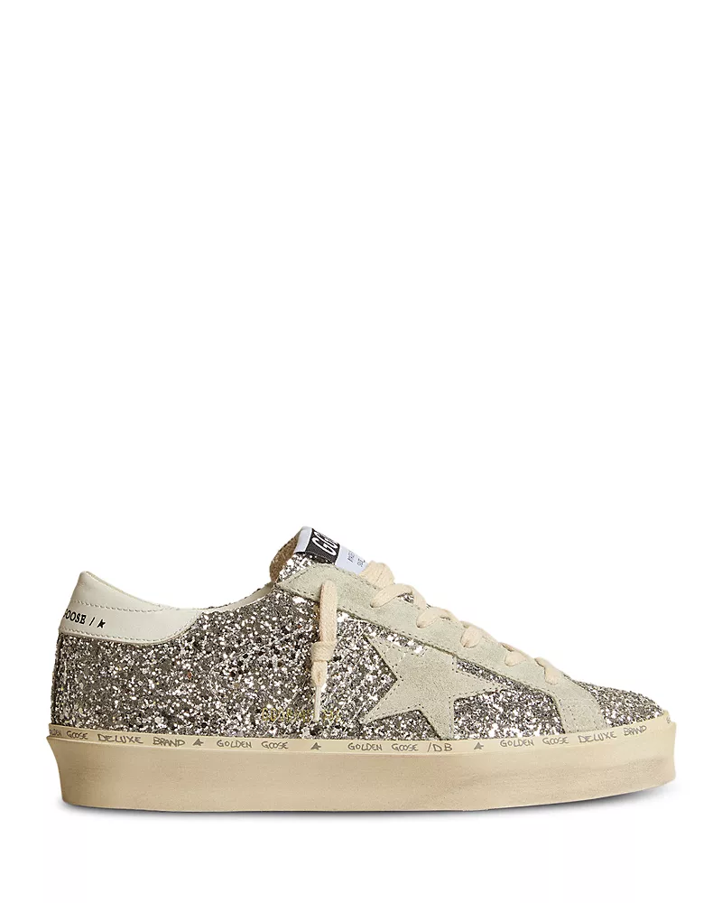 Golden Goose Women's Hi Star Glitter Low Top Sneakers
